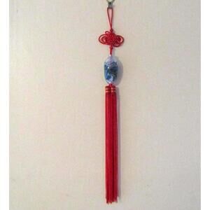 Traditional Chinese Feng Shui Hanging Ornament Snuff Bottle Great Wall Design